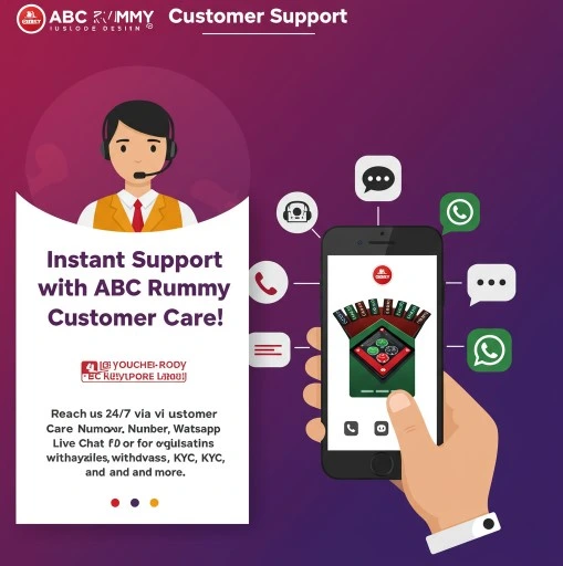 ABC Rummy customer support team assisting players